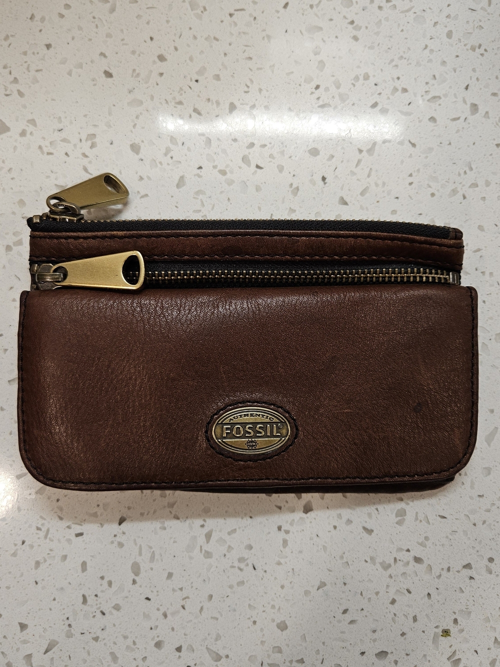 Fossil Brown Leather Wallet